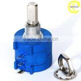 Wxd3590 6.3mm Round and Flat Shaft Wirewound 10 Turn Potentiometer thumbnail-2