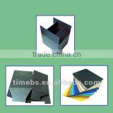 Corrugated plastic folding box