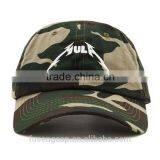 Custom Snapback Cap Raised Embroidered Military Camo Baseball Caps