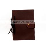 Plaro style high quality business gifts cow logo leather notebook