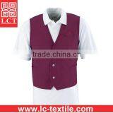 Wholesale Dust Free 65% Polyester/35% Cotton Twill Fabric Durable Work Vest With Custom Embroidery(LCTU0003) thumbnail-3
