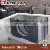 Decorative granite stone bathroom vanity top