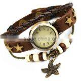 Fashion Faux Leather Bracelet Watch Students Bracelet Manly Leather Bracelets thumbnail-1