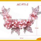 Fancy Silk Chiffon Flower Trim AC-971 thumbnail-1