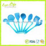 Set of 7 Silicone Kitchen Utensils With Plastic Handle, Cooking Tools Kitchenware thumbnail-4