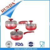 6pcs Aluminum Cookware Set With Marble Coating thumbnail-3