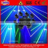 Green & Blue 8 Lens Stage Laser DJ Lighting Show System for Sale