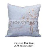 Custom Printed Custom Size Embroidery Plain Linen Pillow Covers thumbnail-6