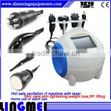 Portable multifunction multipolar rf with laser cavitation ultrasonic liposuction equipment
