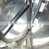 SUS Jacket Big Outdoor Industrial Steam Cooking Pots With Mixer thumbnail-2