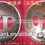 Traditional Decorative Samurai Katana Sword With Carbon Steel Blade and Casting Zinc Alloy Tsuba JL579 thumbnail-4