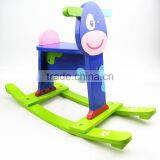 High Quality Wooden Baby Toy Calf Rocking Horse Balance thumbnail-2