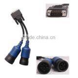 Nexiq Truck Diagnostic Tool,Nexiq 405048 Y Adapter DB15 to Deutsch Adapter for Nexiq 125032 USB Link Diesel
