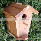 Handmade Outdoor Antique Hanging Wooden Bird House thumbnail-1