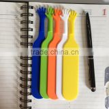 Fancy promotional silicone bookmark,hand shaped bookmark for reading