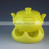 Red,yellow,balck Color Ceramic Type Casserole Set thumbnail-2