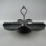 Eco-friendly Cheap Heart Shape Ceramic Cake Stand for Stocked thumbnail-2