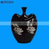 Black Modern Ceramic Vase thumbnail-1