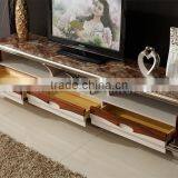 Marble Surface Wooden TV Stand Pictures thumbnail-2