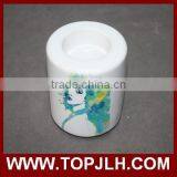 Hot Selling House Sublimation Frosted Glass Candle Holder for Printing thumbnail-4