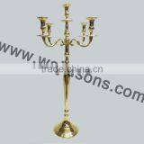 Wholesale Wedding Gold Plated Candelabra thumbnail-1