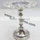 Crystal Beaded Pillar Candle Holder/ Crystal Wedding Centerpiece/Table Candlesticks thumbnail-1