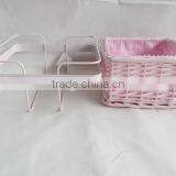 High Quality Square Wicker Basket Decorative Wire Bread Basket thumbnail-5