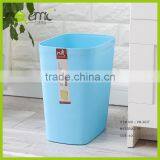 New Design PP Plastic Waste Bin /home Trash Can /square Indoor Dustin Bin