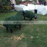 Fiberglass Goat Statue With Artificial Grass thumbnail-4