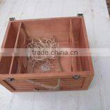 Wooden Hamper Wine Box for Sale thumbnail-4