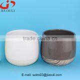 New Design Hot Sales Ceramic Wood Border Flower Pot, Plant Pot thumbnail-5