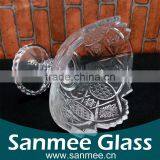 China Manufacture Cheap Clear Pyrex Glass Microwave Oven Plate thumbnail-2