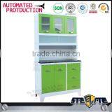 Custom Made Black Kitchen Cabinet Set With 3 Door Almirah Design thumbnail-6