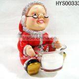 Old Woman Holding Candle Holder Christmas Decoration thumbnail-1