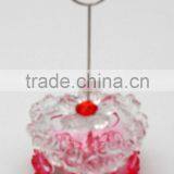 New Design Acrylic LED Lighting Heart Gift Box Card Holders for Desk Decor thumbnail-3