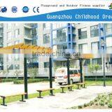 (HD-19201)Outdoor Wooden Public Waiting Bench Chair thumbnail-1