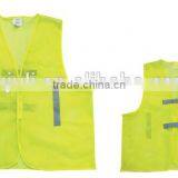 Yellow High Resibility Reflective Security Vest With ce Standard thumbnail-1