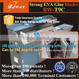 A3 A4 58mm thickness enhanced EVA Glue binding note book manufacturing machine