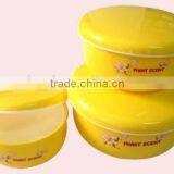 Food Grade KitchenPlastic Salad Bowl /Soup Bowl Set With Lid thumbnail-2