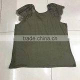 Women Amy Lace Fashion Sexy T-shirt thumbnail-5