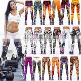 Yoga Fashion Pants Girls Tights Skinny Leggings thumbnail-1
