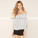 Maxnegio off Shoulder Top Korean Blouse for Women Summer 2017 thumbnail-2