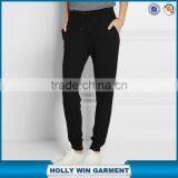 Black Soft French Terry Track Pants Designs for Sale