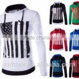 Hot Mens Long Sleeve Custom Print Couple Lover Hooded Sweatshirt thumbnail-2