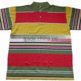 OEM Mens Polo Shirts With Stripe thumbnail-1