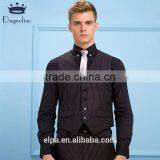 2016 New Arrival Suit Men Vertical Stripe Pattern Slim Fit Black Men's Suit thumbnail-2