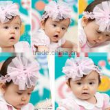 Europe colorful baby hair accessories wholesale,baby flowers hairband
