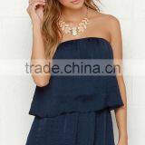 Strapless Flattering Adult Women Rompers and Jumpsuits With Tier thumbnail-2