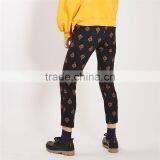Cool Pattern Printed Hot Girt Sexi Photo Slim Fit Cigarette Harem Pants thumbnail-4