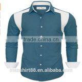 2016 New Wholesale Slim Fit Camisa Custom Mens Casual Dress Shirts thumbnail-3